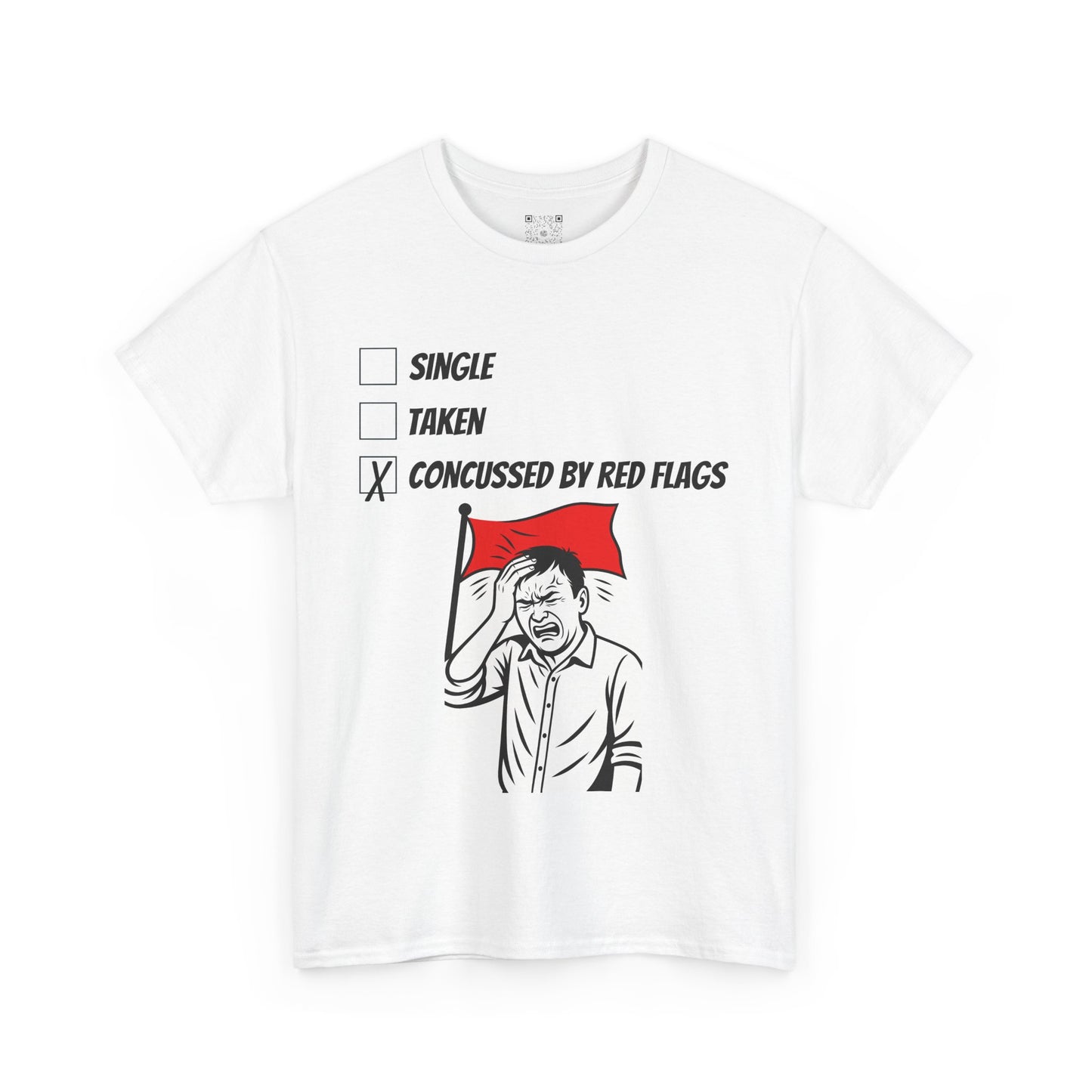 Men's Tee, Concussed By Red Flags