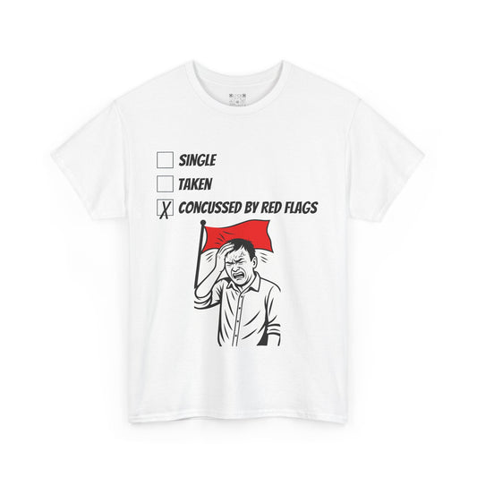 Men's Tee, Concussed By Red Flags