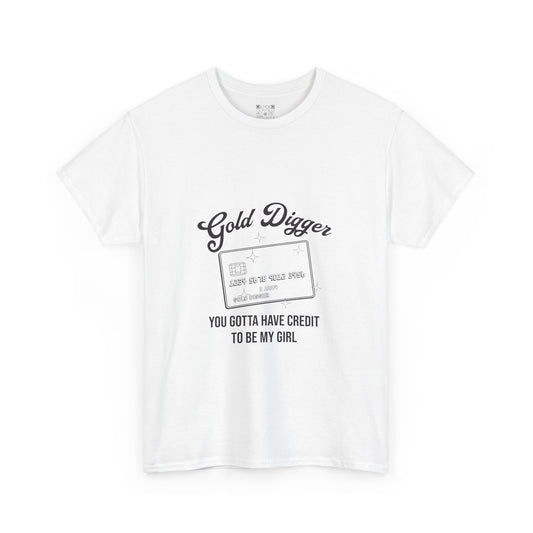 Gold Digger Men's Tee, White