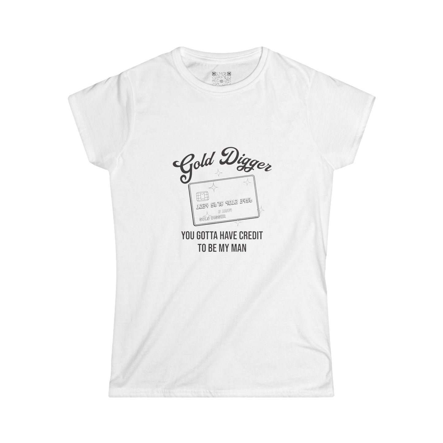 Gold Digger Women's Tee, White